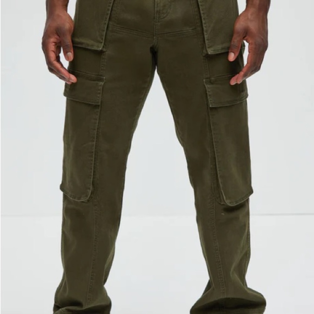 Men's Green Cargo Pants